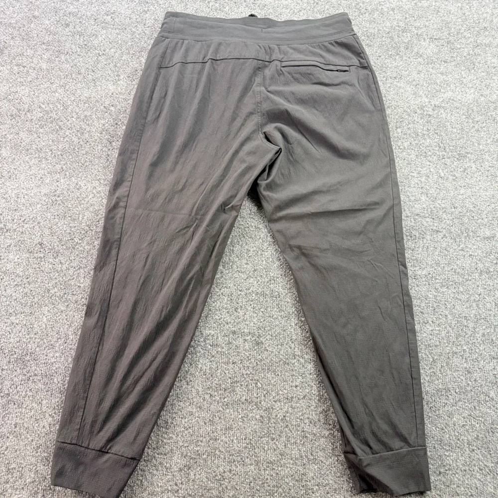 Athleta La Viva Jogger‎ Pants Black Ripstop Hiking Travel Size 8  Cargo Zipper